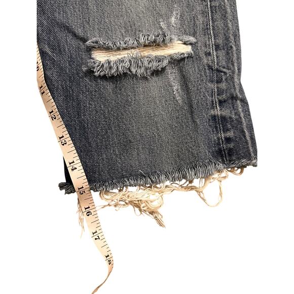 Levi's FURST OF A KIND Distressed Vintage Reworked Bermuda Shorts - Picture 8 of 11